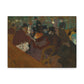 Lautrec, Henri - At the Moulin Rouge (1892) - Canvas Block, unframed
