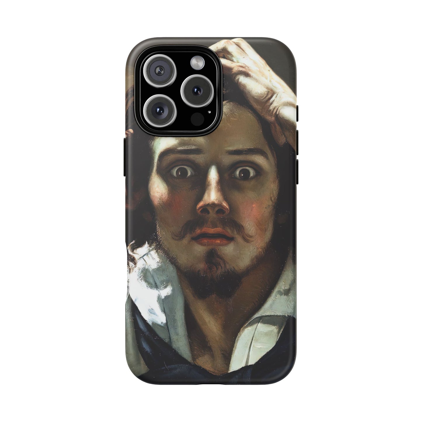 Courbet, Gustave - The Desperate Man (1843) - Tough Phone Cases
