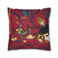 Matisse, Henri - The Dessert Harmony in Red (1908) - Suede Square Pillowcase