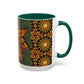 Pacio, Adam - Monarch Butterfly Mandala - Colorful Accent Mugs
