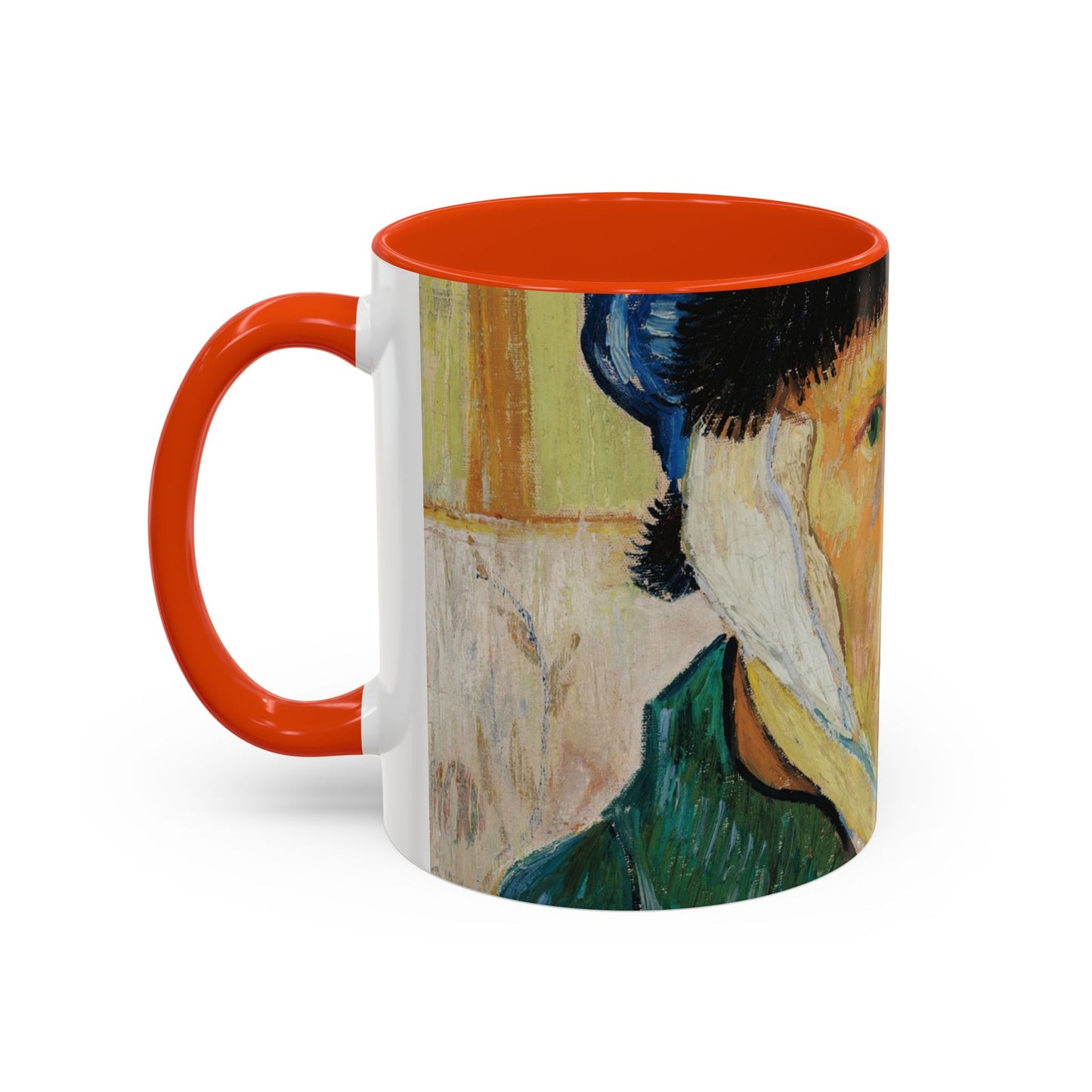 Van Gogh, Vincent - Self Portrait with Bandaged Ear (1889) - Colorful Accent Mugs