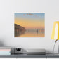 Gifford, Sanford Robinson -  Sunset on the Pallisades of the Hudson  (1879) - Satin Posters