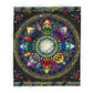 Mystic Jewel Mandala - Arctic Fleece Blanket