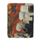 Gauguin, Paul - Vision of the Sermon (Jacob Wrestling with the Angel) (1888) - Sherpa Fleece Blanket