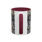 Pacio, Adam - Memento Mori Mandala - Colorful Accent Mugs