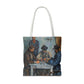 Cézanne, Paul - The Card Players (1892) - Tote Bag