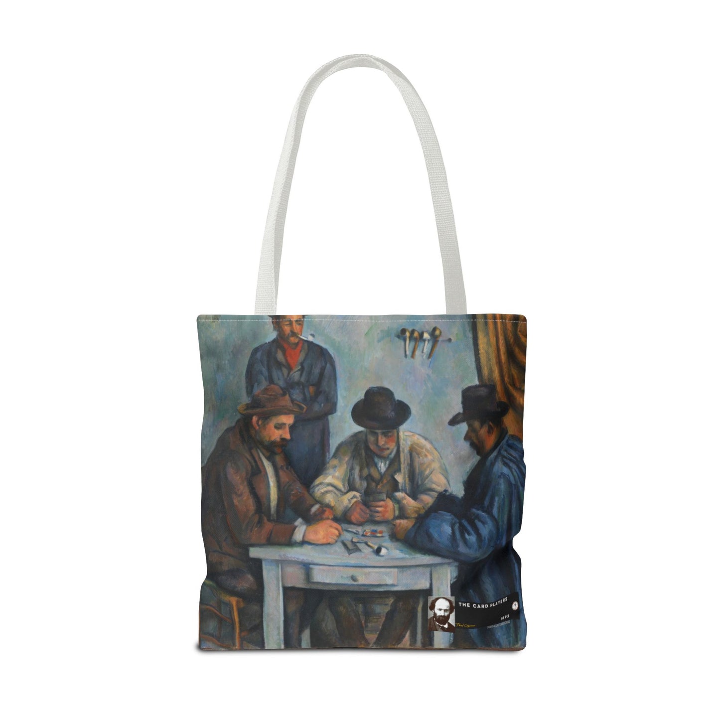 Cézanne, Paul - The Card Players (1892) - Tote Bag