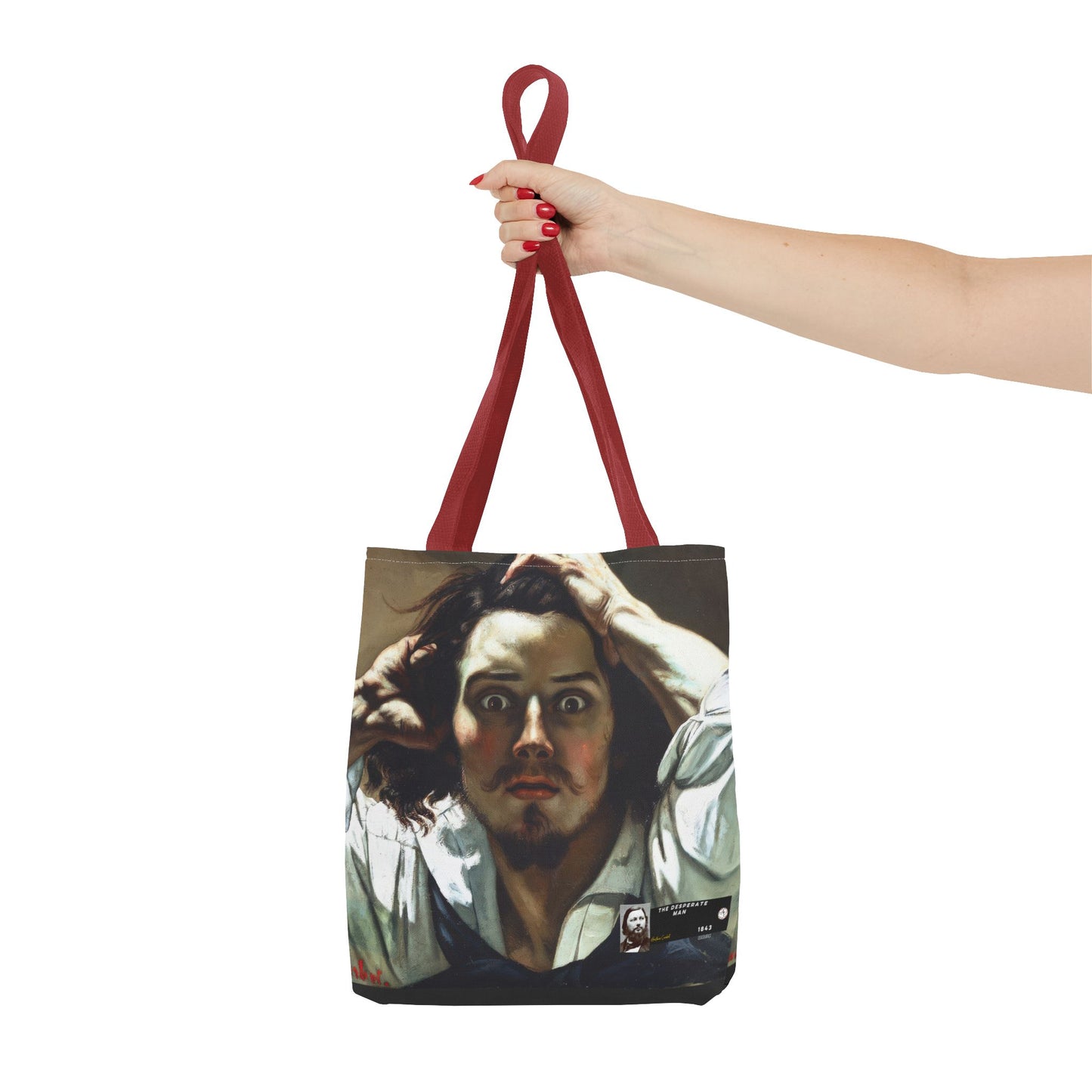 Courbet, Gustave - The Desperate Man (1843) - Tote Bag