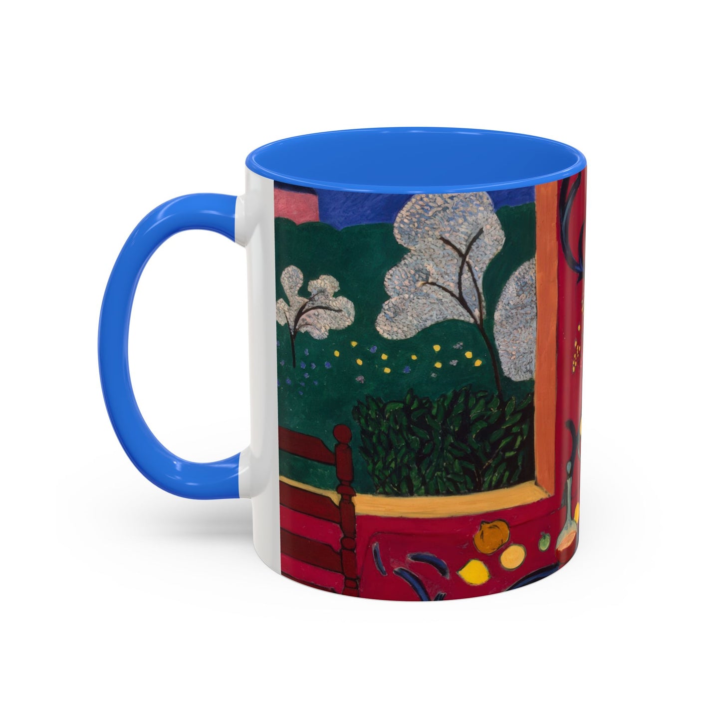Matisse, Henri - The Dessert Harmony in Red (1908) - Colorful Accent Mugs