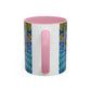 Pacio, Adam - Melek Taus Mandala - Colorful Accent Mugs