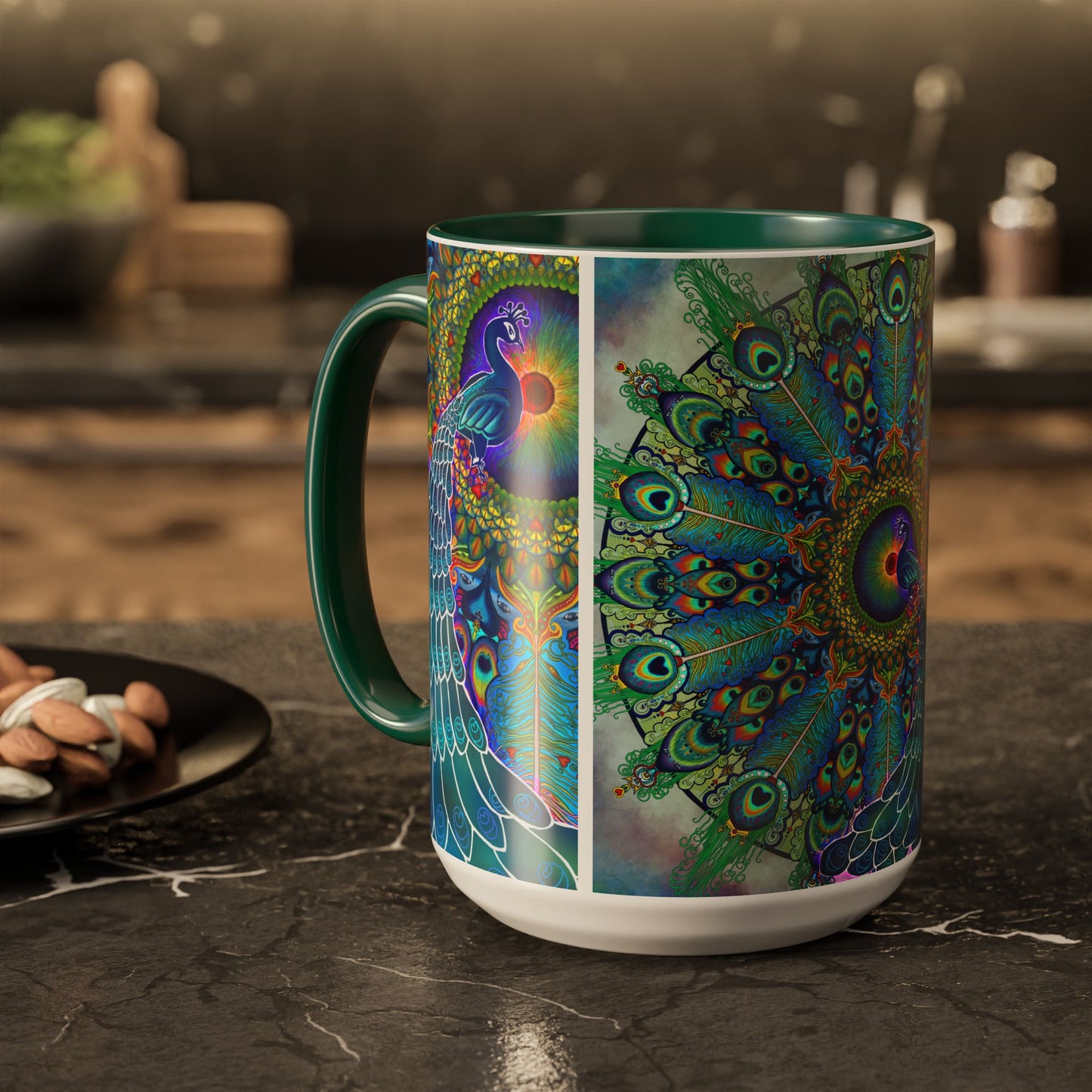 Pacio, Adam - Melek Taus Mandala - Colorful Accent Mugs