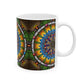 Pacio, Adam - Emerald Arrows Mandala - Ceramic Mug