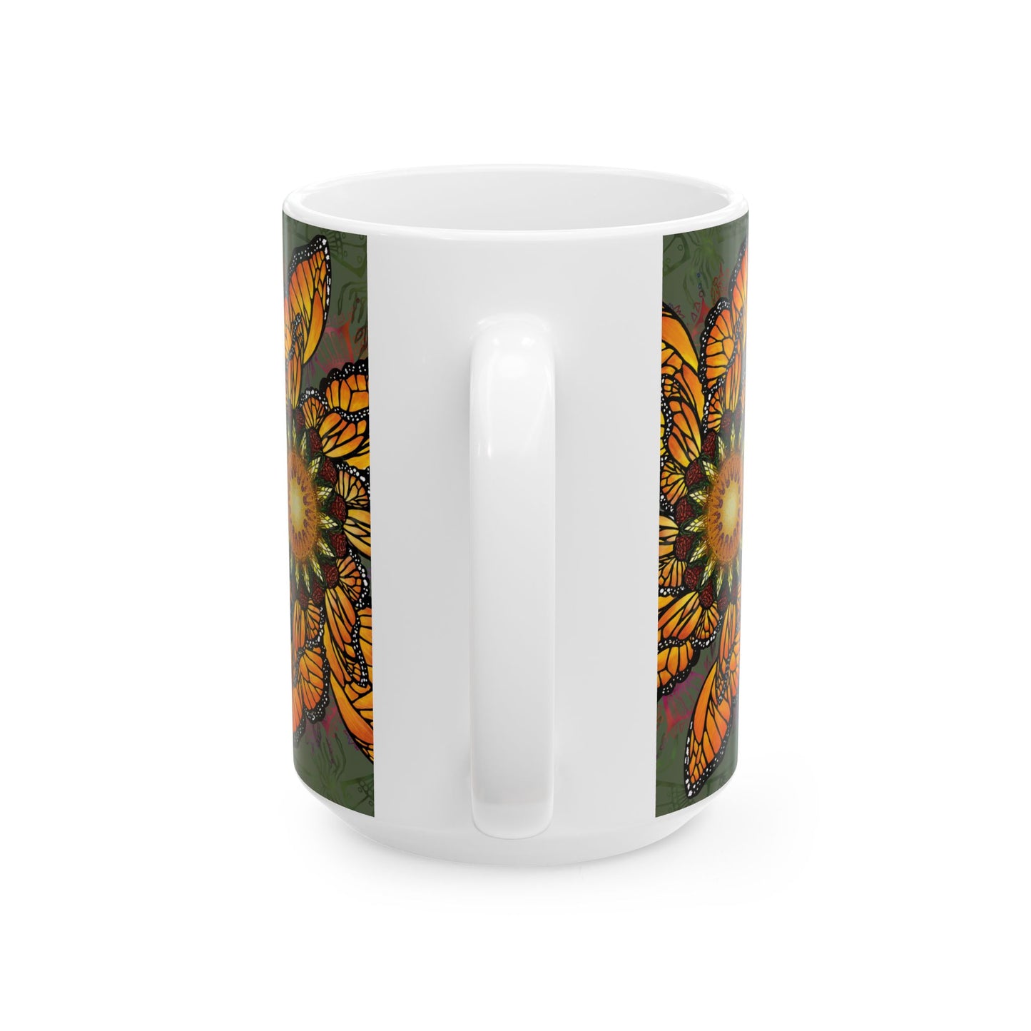 Pacio, Adam - Monarch Butterfly Mandala - Ceramic Mug