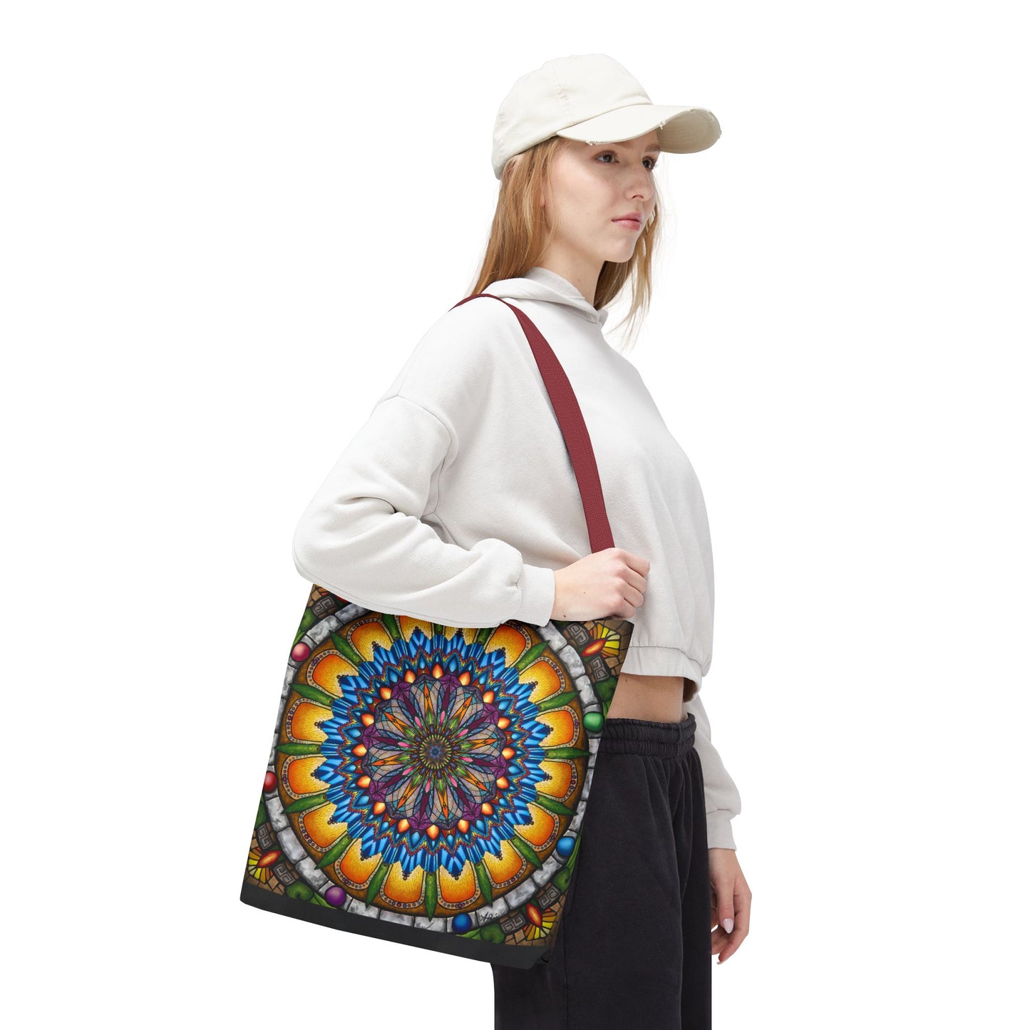 Pacio, Adam - Emerald Arrows Mandala - Tote Bag