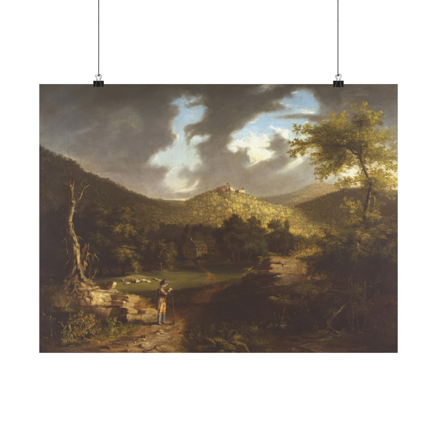 Cole. Thomas - View of Fort Putnam (1825) - Satin Posters