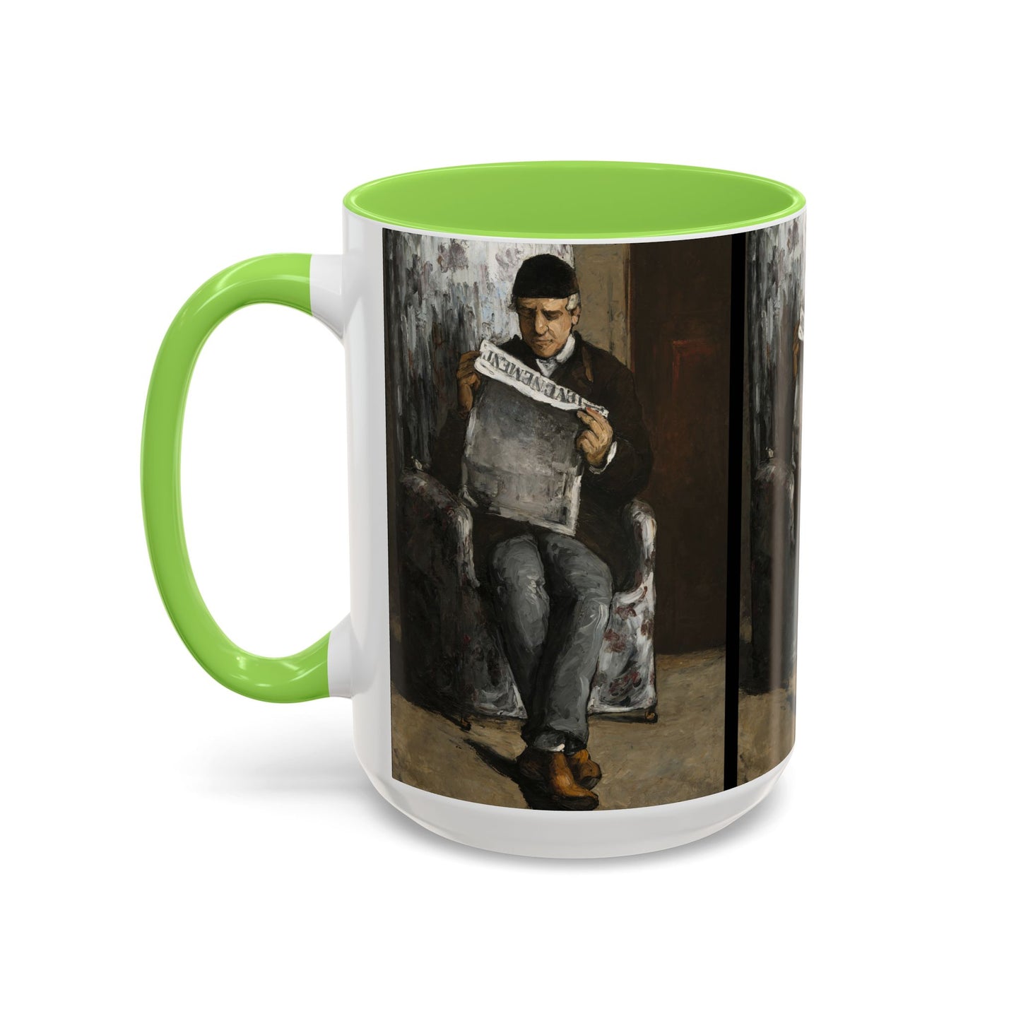 Cézanne, Paul - The Artist’s Father (1866) - Colorful Accent Mugs