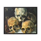 Cézanne, Paul - Pyramid of Skulls (1901) - Matte Canvas, Framed