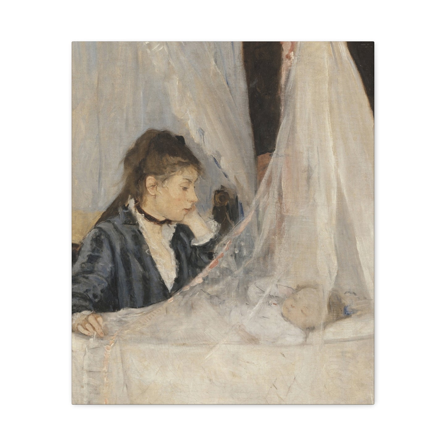 Morisot, Berthe - The Cradle (1872) - Canvas Block, unframed