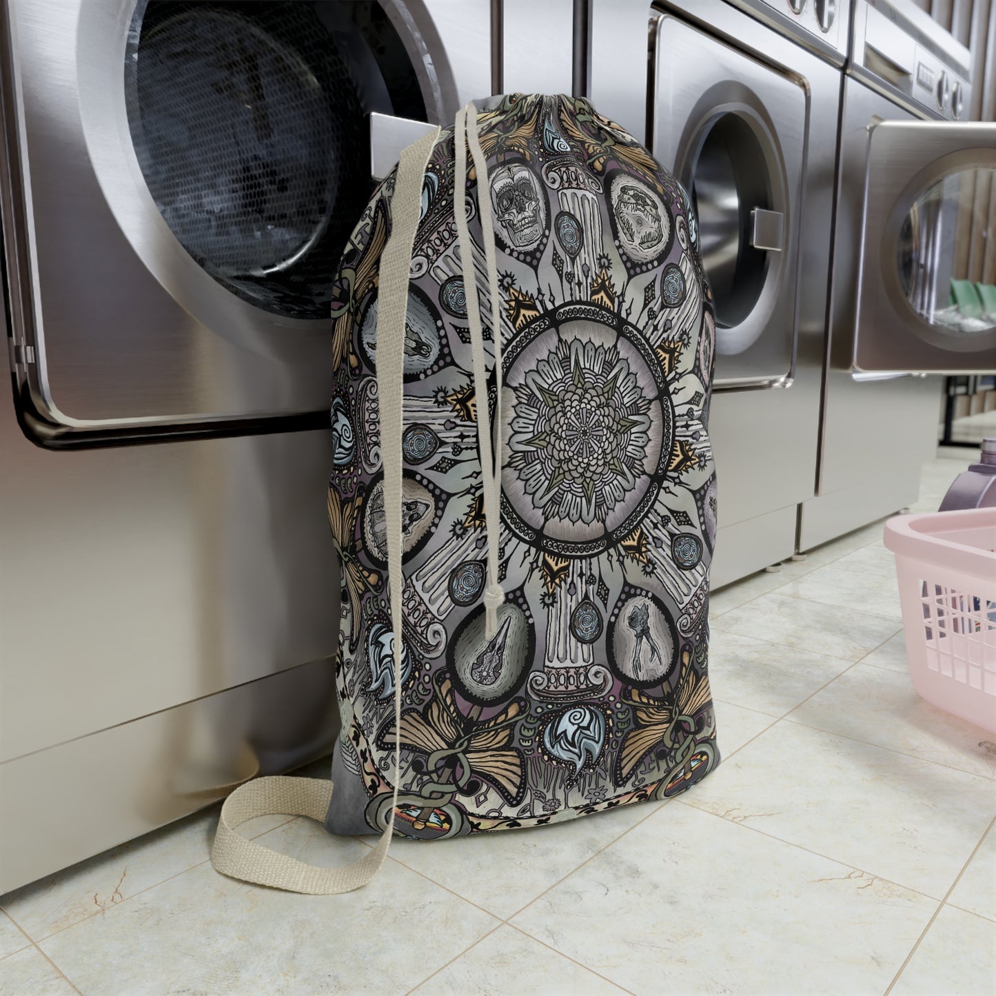 Pacio, Adam - Memento Mori Mandala - Laundry Bag