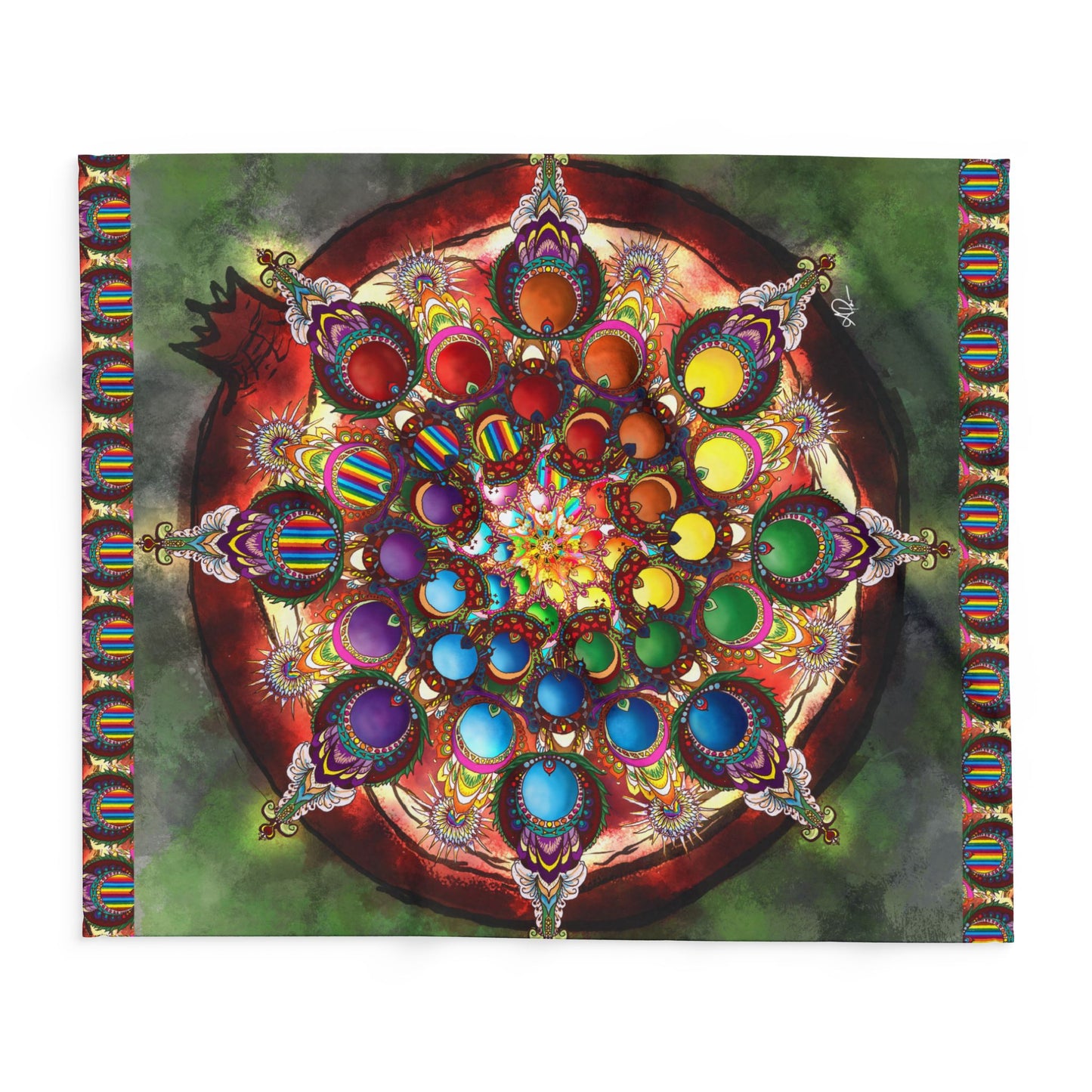 Seeds of Pride Mandala - Arctic Fleece Blanket