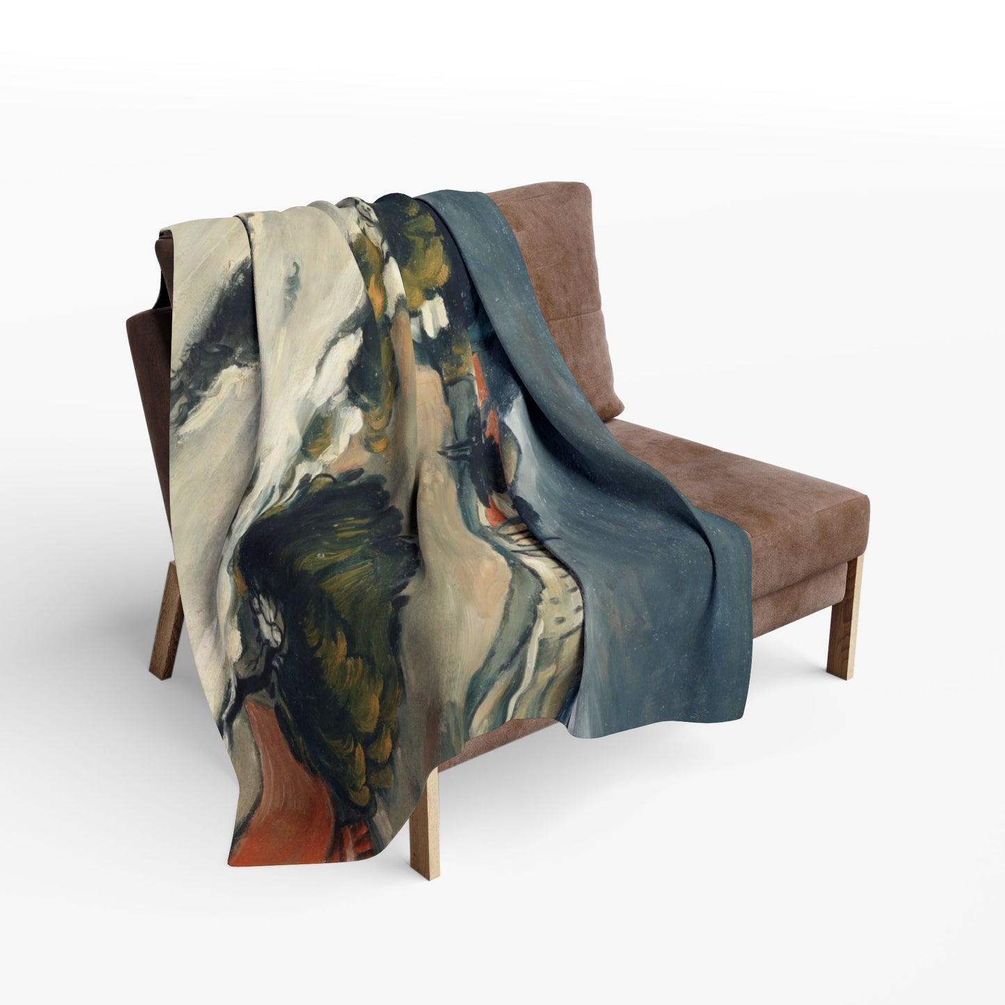 Cézanne, Paul - L’Estaque, Melting Snow (1870) - Arctic Fleece Blanket