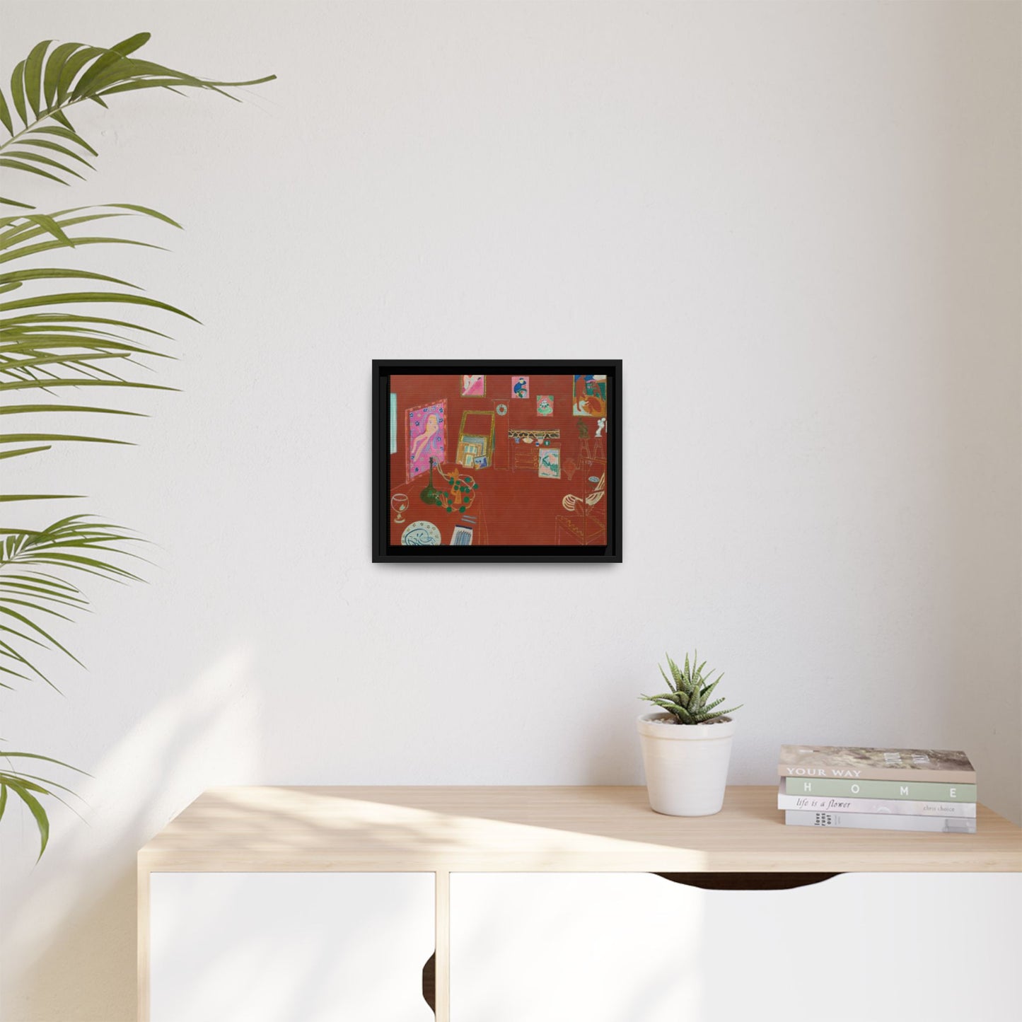 Matisse, Henri - The Red Studio (1911) - Matte Canvas, Framed