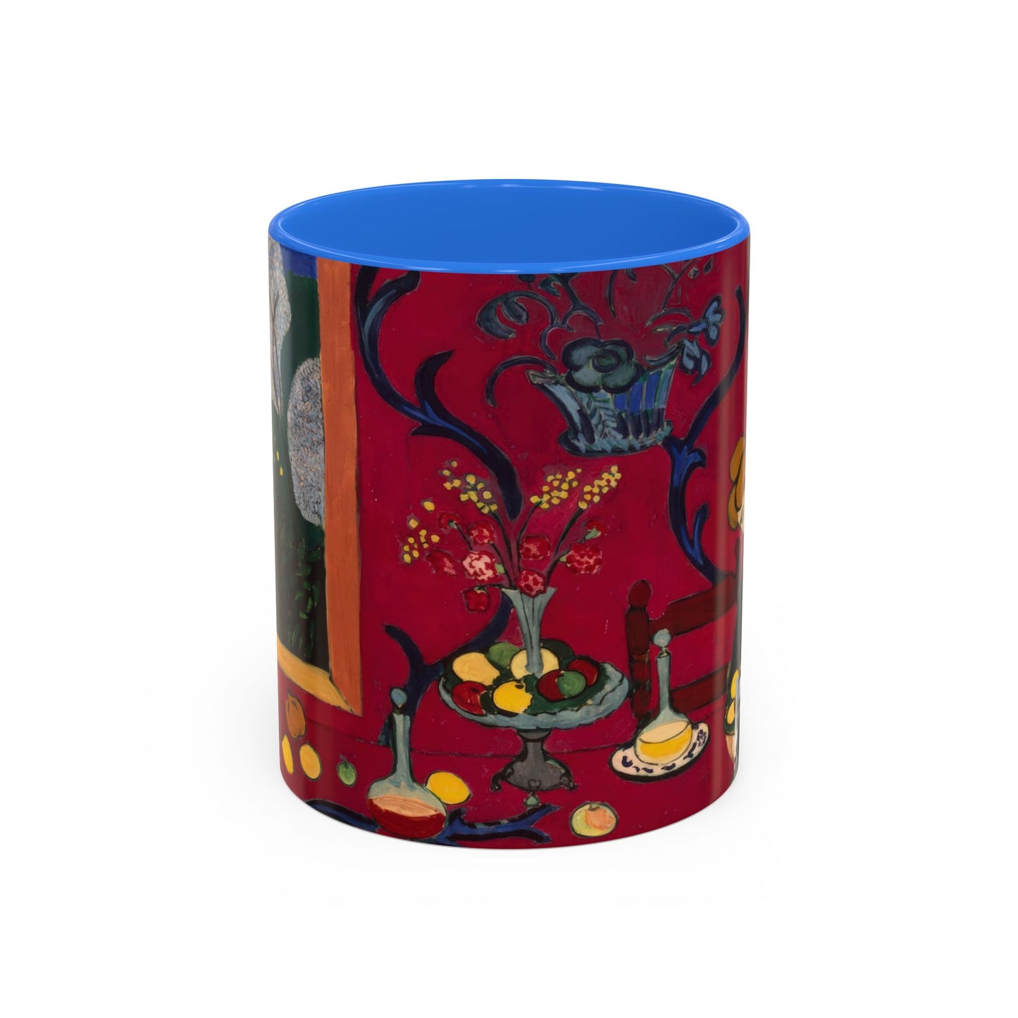 Matisse, Henri - The Dessert Harmony in Red (1908) - Colorful Accent Mugs