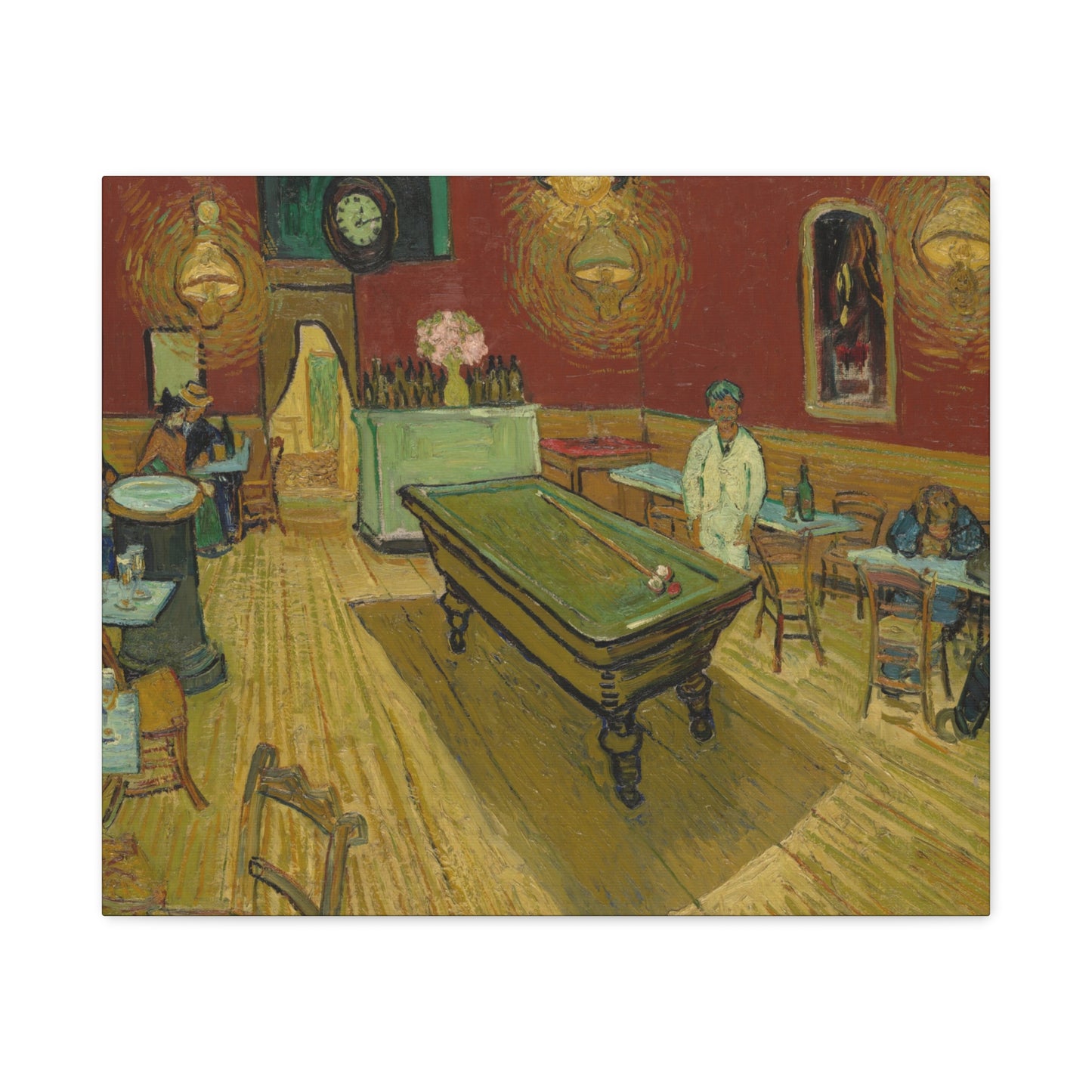 Van Gogh, Vincent - The Night Cafe (1888) - Canvas Block, unframed