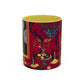 Matisse, Henri - The Dessert Harmony in Red (1908) - Colorful Accent Mugs