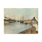 Morisot, Berthe - The Harbor at Lorient (1869) - Canvas Block, unframed