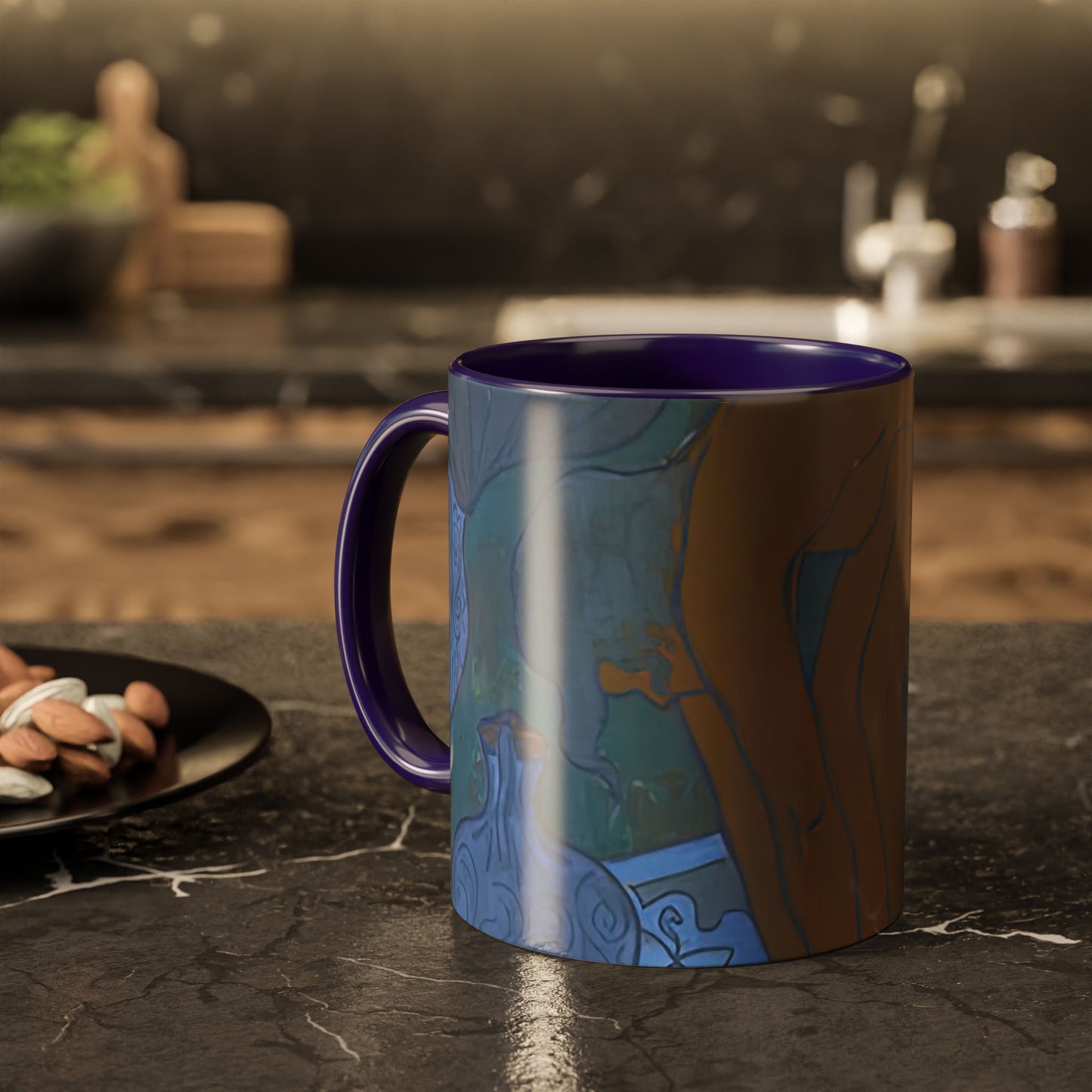 Ranson, Paul - The Blue Bather (1891) - Colorful Accent Mugs