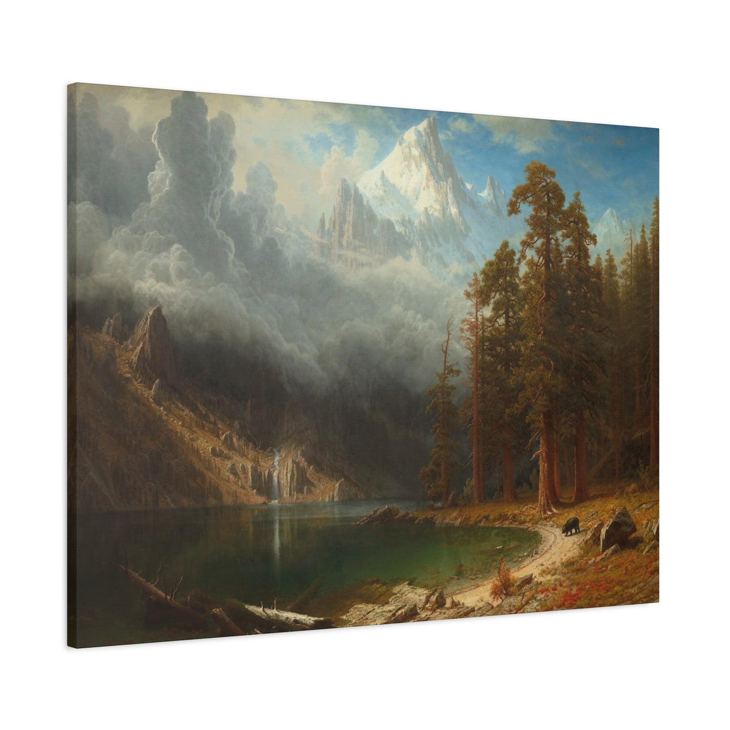 Bierstadt, Albert - Mount Corcoran (1877)- Canvas Block, unframed