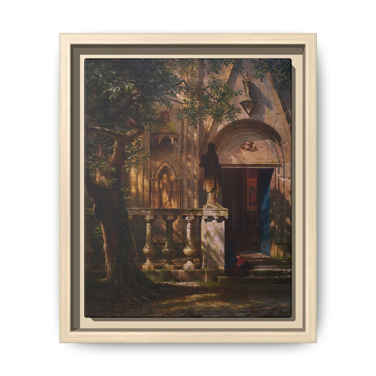 Bierstadt, Albert - Sunlight and Shadow  (1854) - Matte Canvas, Framed