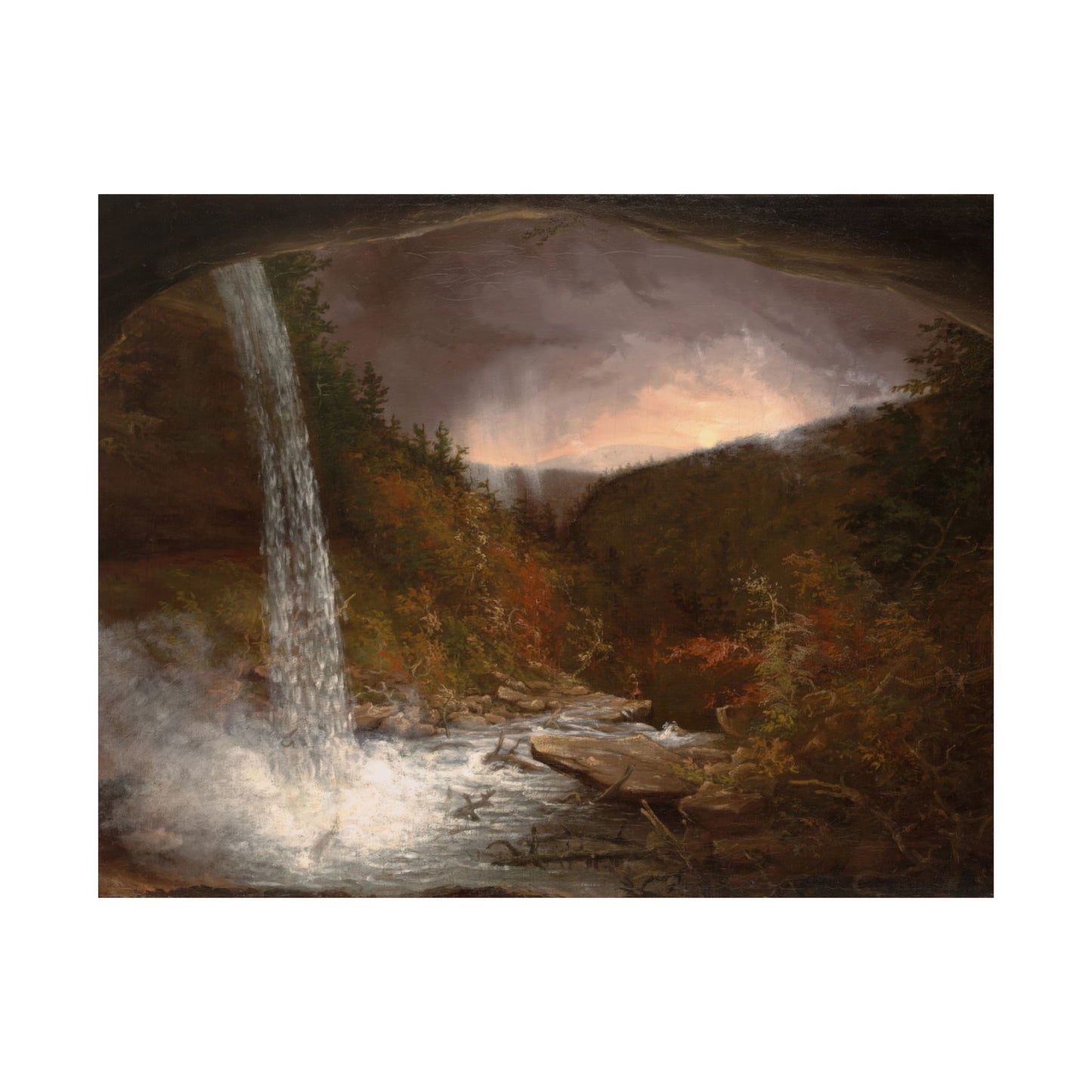 Cole. Thomas - The Falls of the Kaaterskill (1826) - Satin Posters