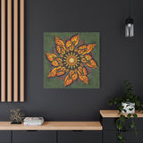 Monarch Butterfly Mandala A - Canvas