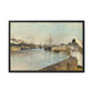 Morisot, Berthe - The Harbor at Lorient (1869) - Matte Canvas, Framed