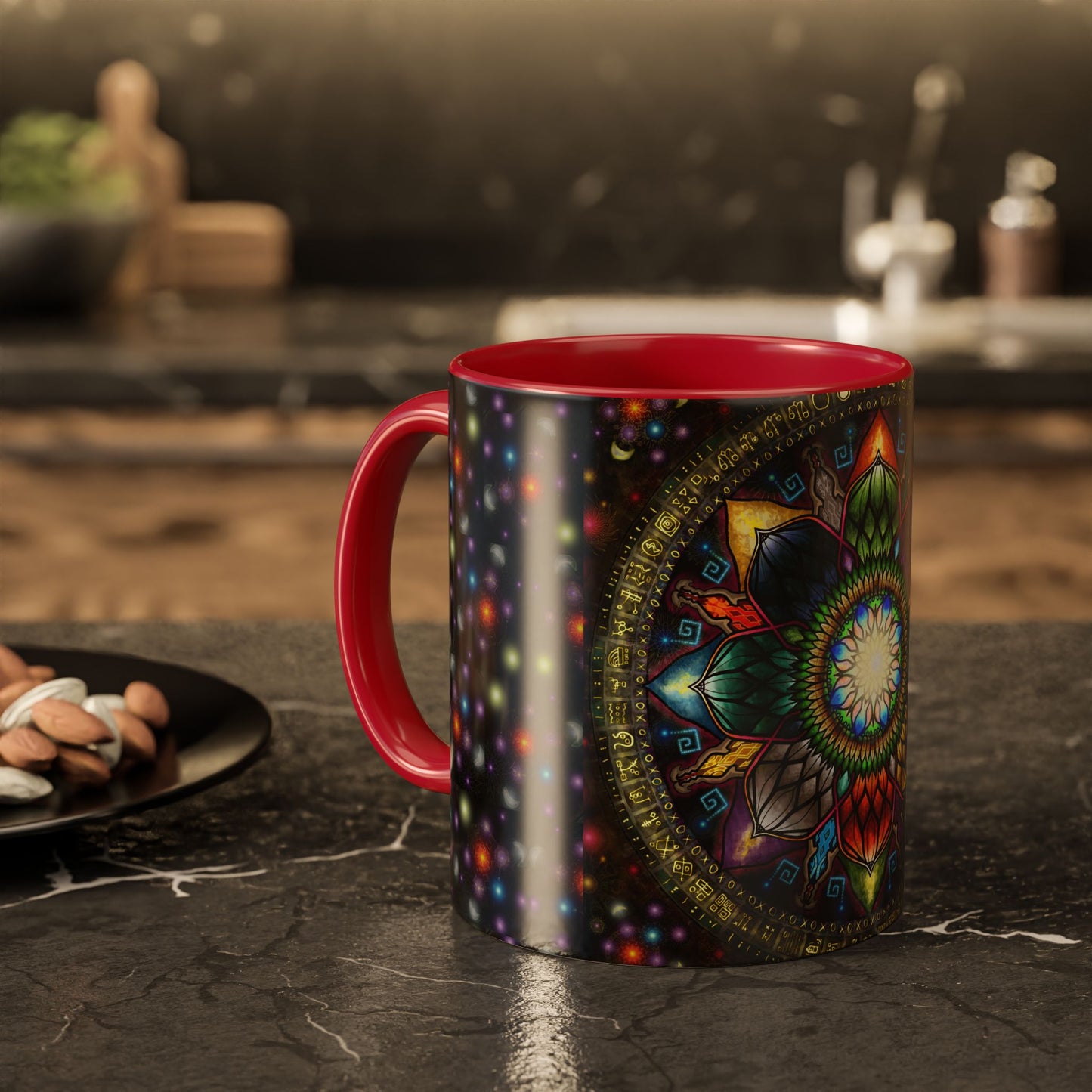 Pacio, Adam - Mystic Jewel Mandala - Colorful Accent Mugs