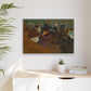 Toulouse-Lautrec, Henri - At the Moulin Rouge (1892) - Matte Canvas, Framed