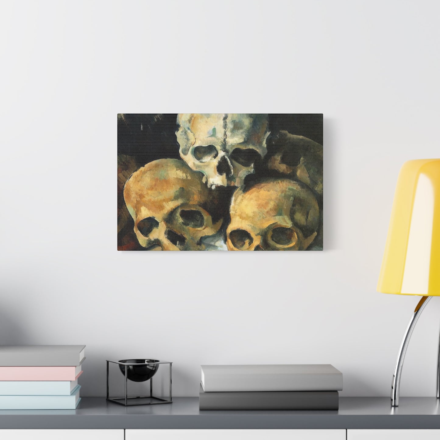 Cézanne, Paul - Pyramid of Skulls (1901) - Canvas Block, unframed