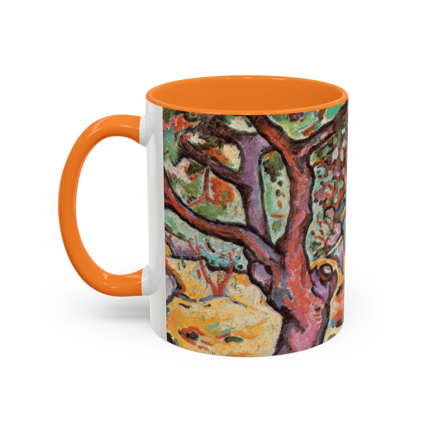 Braque, Georges - Olive Tree near L'Estaque (1906) - Colorful Accent Mugs
