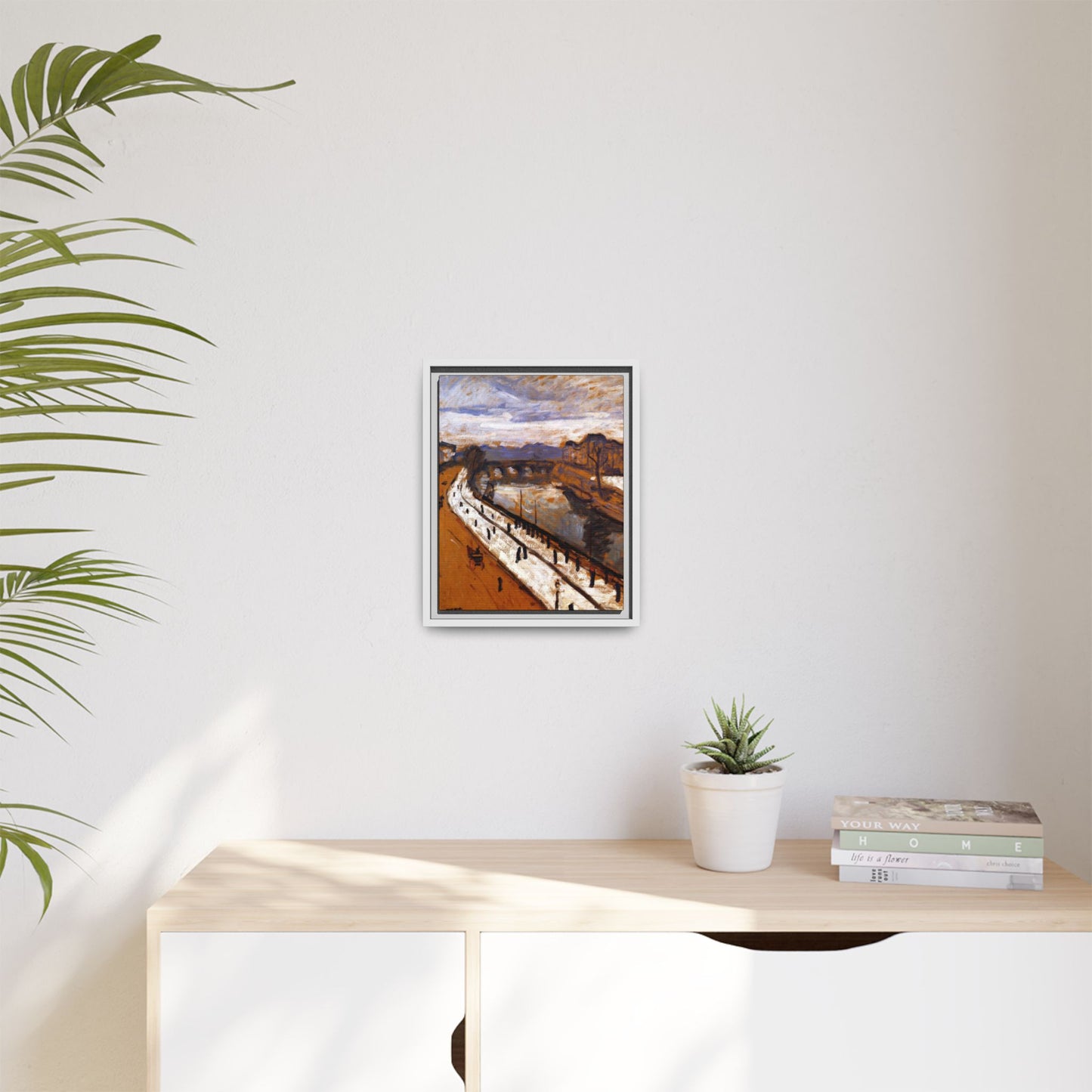 Marquet, Albert - Quai des Grands-Augustins (1905) - Matte Canvas, Framed