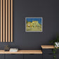 Van Gogh, Vincent - The Yellow House (1888) - Matte Canvas, Framed