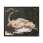 Courbet, Gustave - Woman with a Parrot (1866) - Matte Canvas, Framed