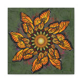 Monarch Butterfly Mandala A - Canvas