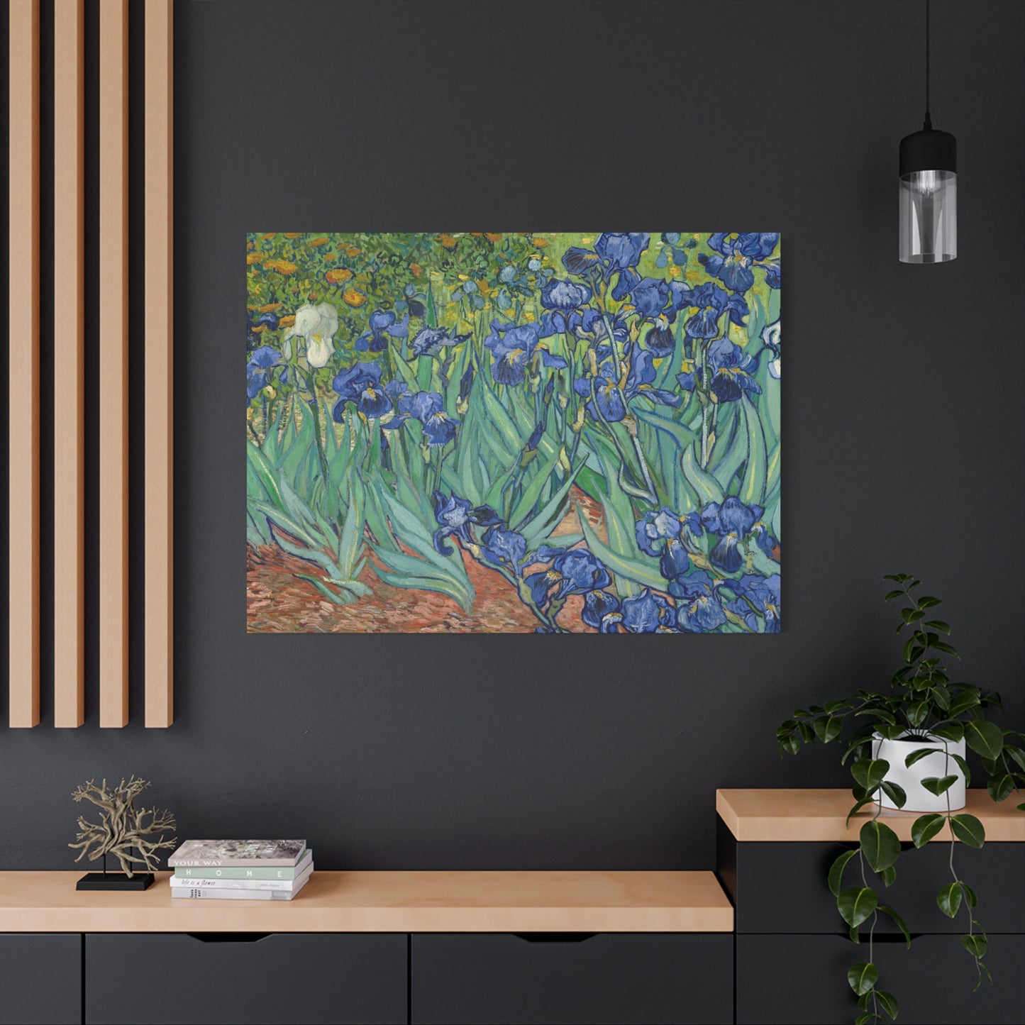 Van Gogh, Vincent - Irises (1889) - Canvas Block, unframed