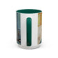 Van Gogh, Vincent - Self Portrait with Bandaged Ear (1889) - Colorful Accent Mugs