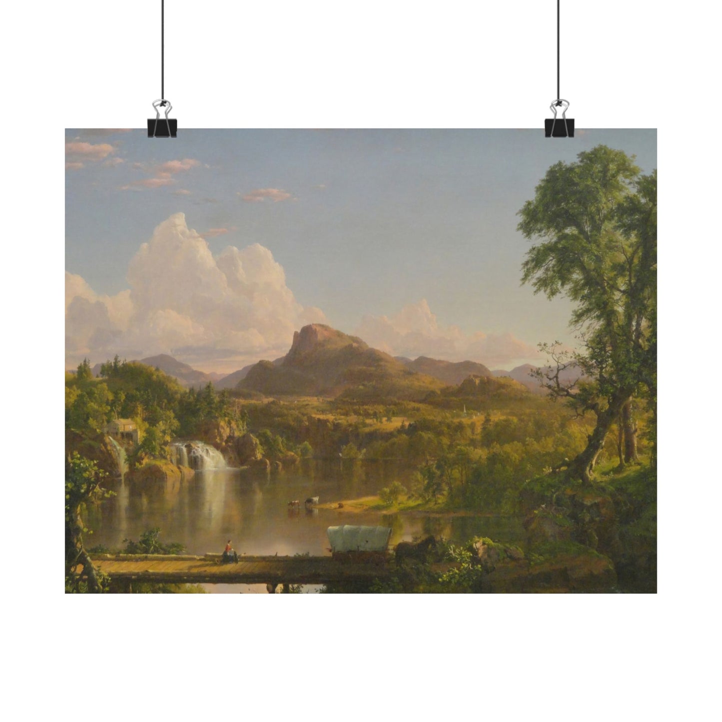 Church, Frederic Edwin - New England Scenery  (1851) - Satin Posters