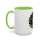 AdamPacio.com - Black Logo - Colorful Accent Mugs