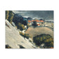 Cézanne, Paul - L’Estaque, Melting Snow (1870) - Canvas Block, unframed