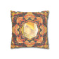 Filiger, Charles - Woman’s Head with Closed Eyes (1893) - Suede Square Pillowcase